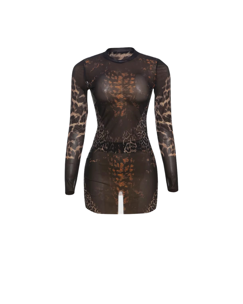 Fierce in Leopard Two Piece