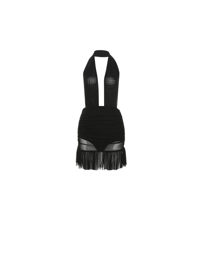 Noire Halter Mini