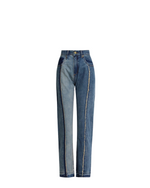 Two Tone Denim Jean