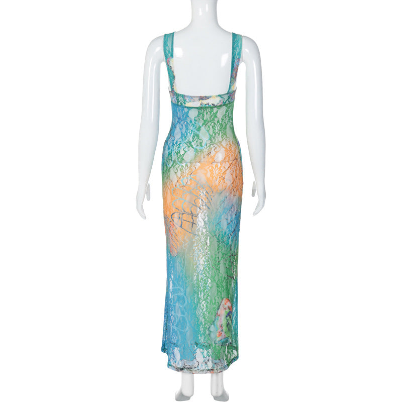 Jayde Multicolor Lace Dress