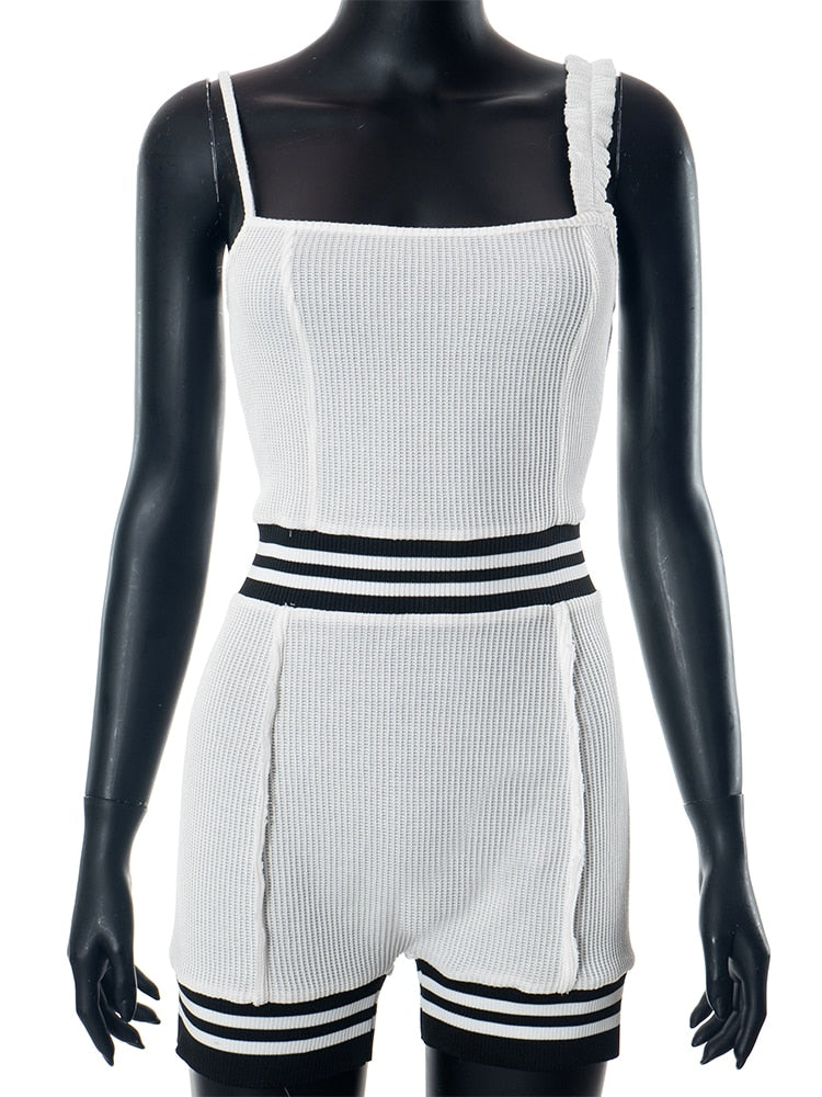 Tennis Court Cutie Knit Romper