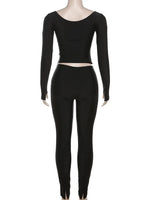 The It Girl Two Piece - Black