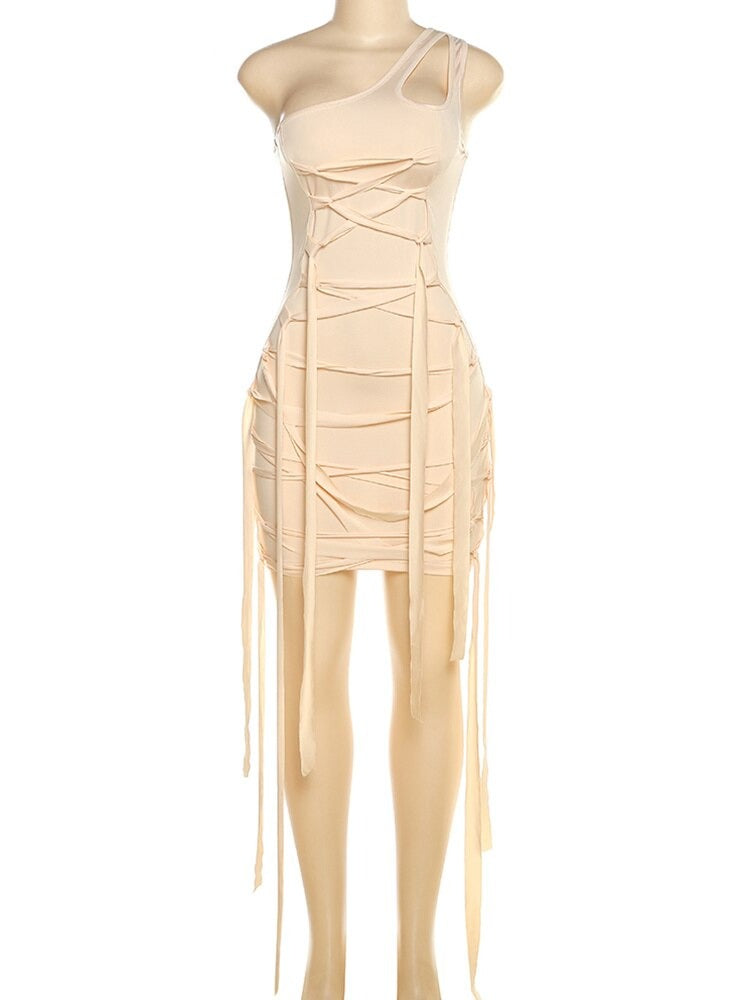 Laced Up Mini Dress