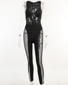 High Stretch Diamond Jumpsuit
