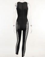 High Stretch Diamond Jumpsuit