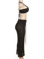 Leila Knit Two Piece Skirt Set