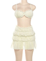 Anastasia Ruffle Two Piece Skirt Set