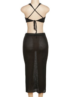 Leila Knit Two Piece Skirt Set