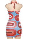 Cancun Baddie Printed Mini Dress