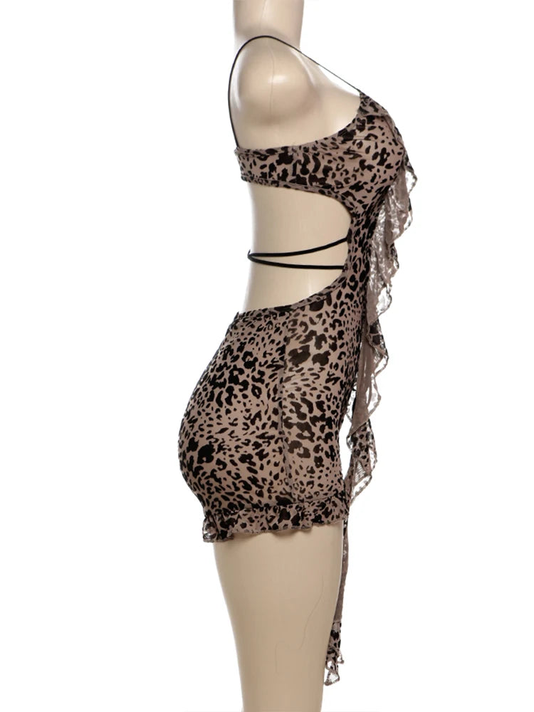 Zariah Leopard Romper