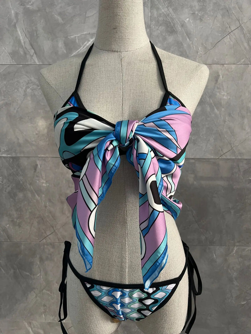 Must Have Multi Print Bikini Set