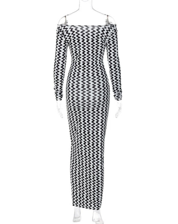 Playing Mind Games Maxi Dress