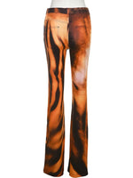Tiger Print Flare Pant