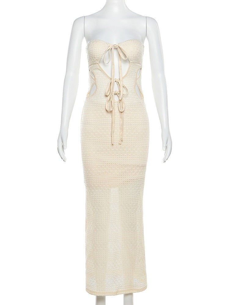 All Tied Up Knit Maxi