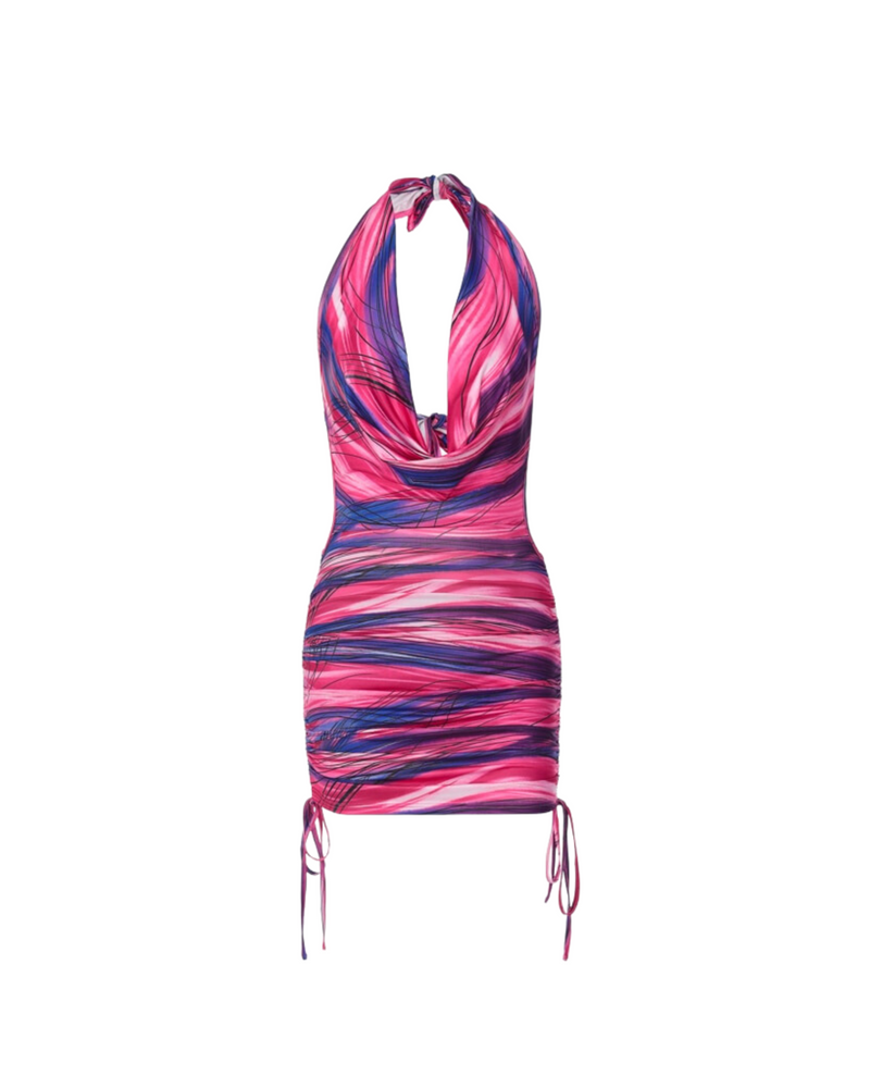 Tanya Tie Dye Halter Mini