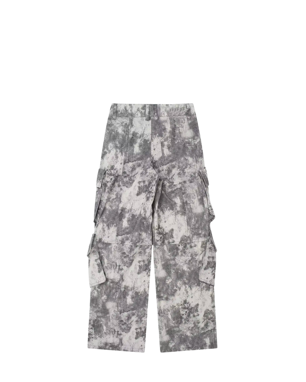 Printed High Waist Cargo Pant