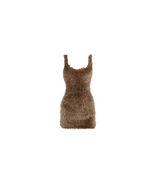 Alessia Faux Fur Mini Dress