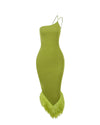 Fiona Fur Bottom Midi Dress