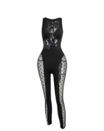 High Stretch Diamond Jumpsuit