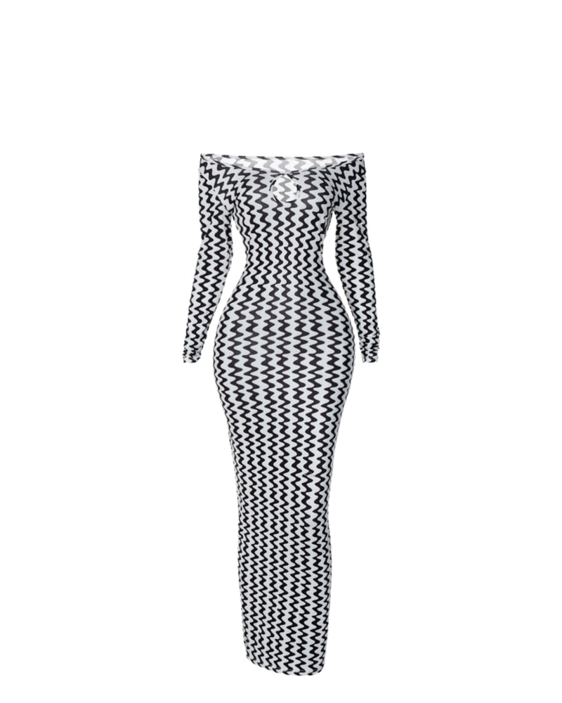 Playing Mind Games Maxi Dress