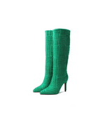 Knit Knee High Boot