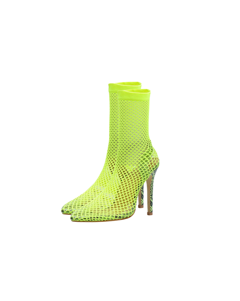 Fishnet Bootie
