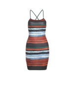 Striped Bodycon Mini