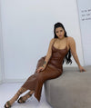 The Camilla Faux Leather Dress