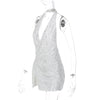 Sequined Halter Mini