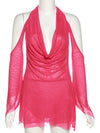 90's Babe Halter Mesh Mini
