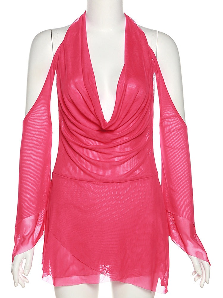 90's Babe Halter Mesh Mini