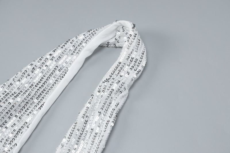 Sequined Halter Mini
