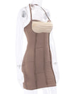 Mocha Halter Contrast Mini