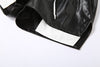 Faux Leather Exposed Pocket Short
