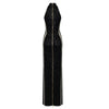 Eliza Mesh Detail Gown