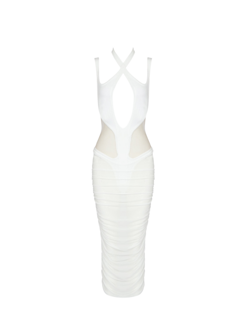 The Gabrielle Midi - White