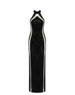 Eliza Mesh Detail Gown