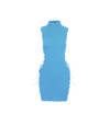 Stacked Mini Dress - Blue
