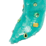 Runway Crystal Knee High Boot