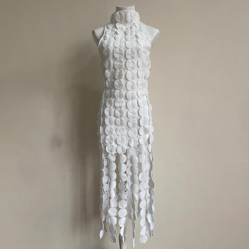 Tassel Asymmetrical Dress