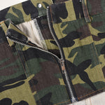 Strapless Camo Corset