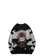 Anime Knit Sweater Tunic