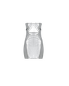 Metallic V-Neck Sleeveless Dress