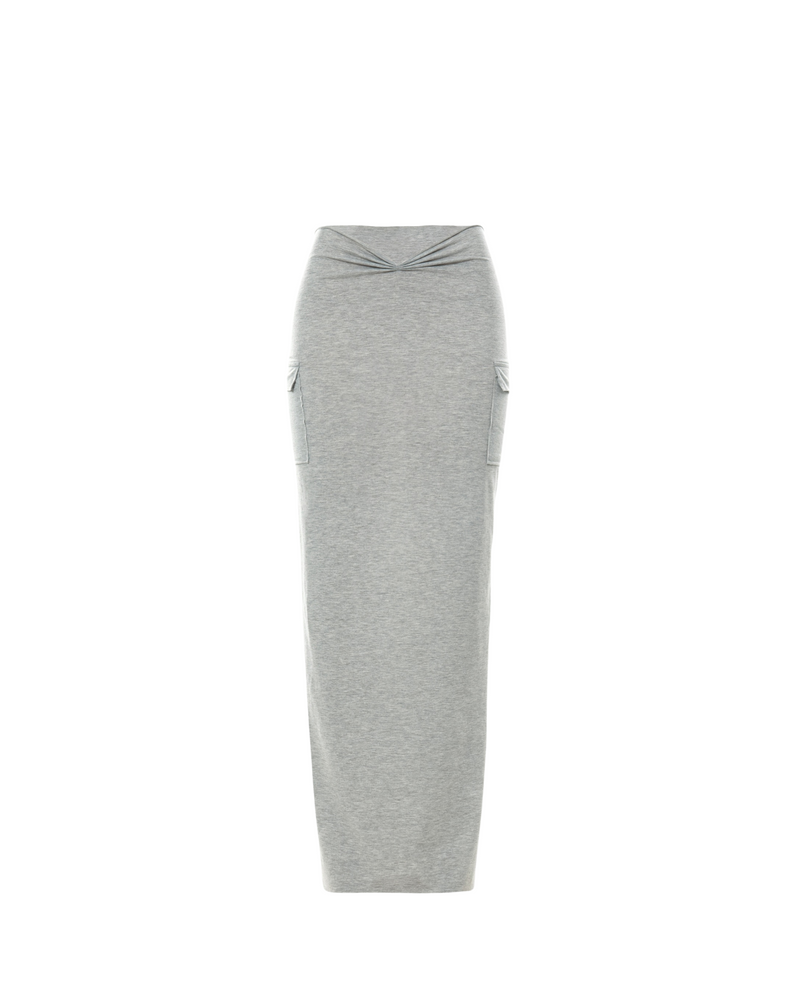 Grey Maxi Skirt
