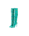 Runway Crystal Knee High Boot