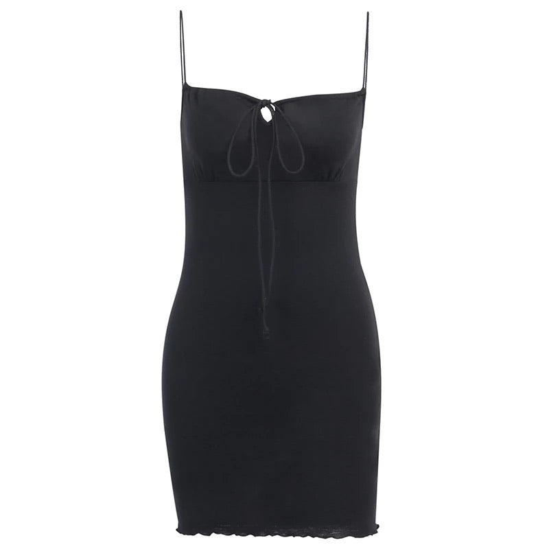 The Front Tie Babydoll Cami Dress