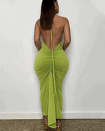 Brenda Ruched Bum Maxi
