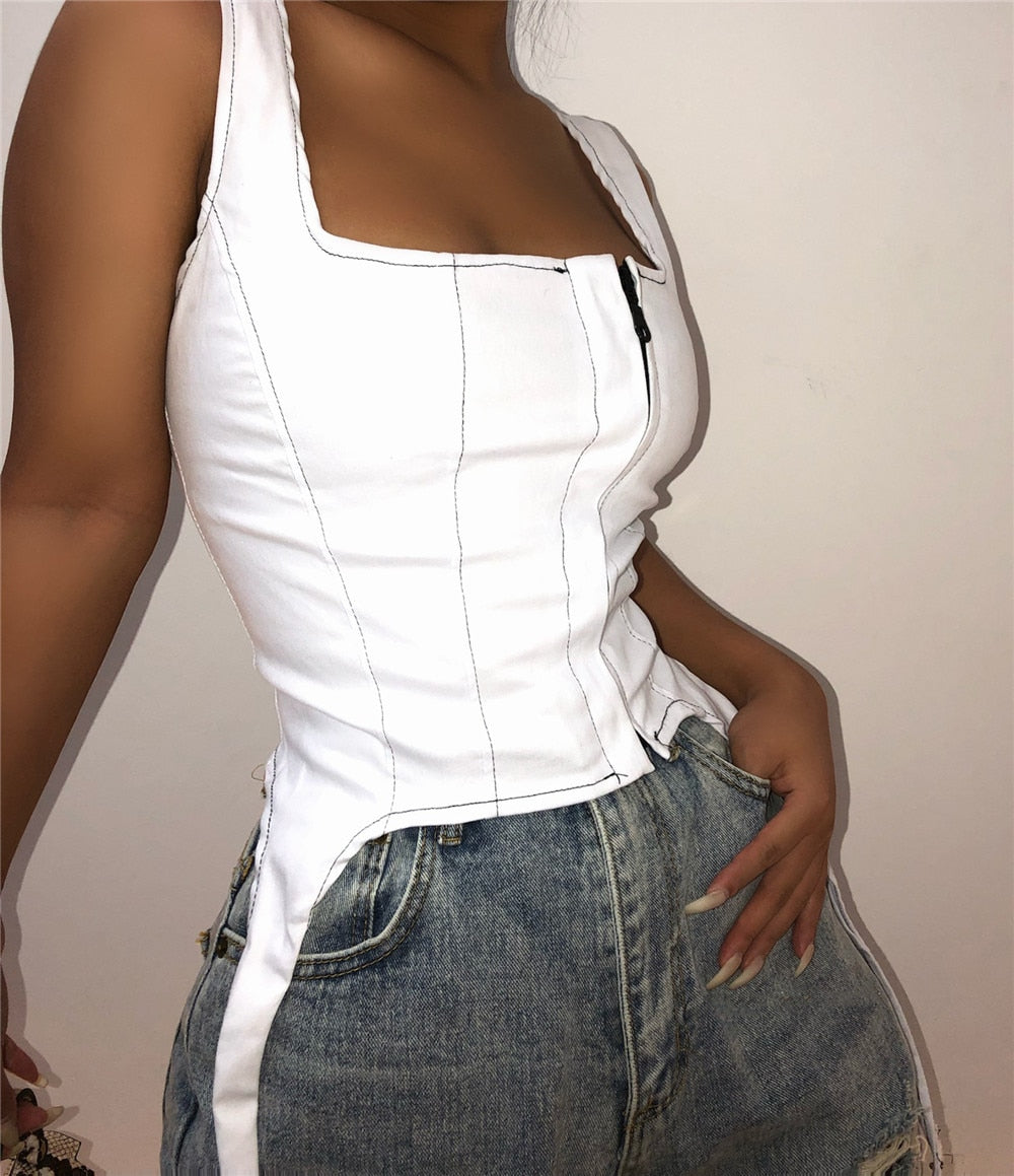 The Vanessa Zip Up Top