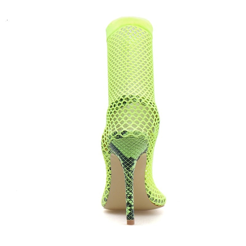 Fishnet Bootie