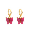 Butterfly Drop Earrings